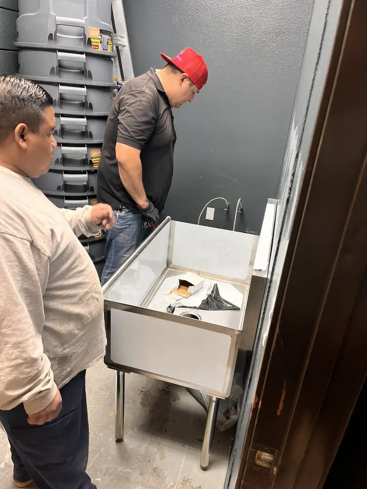 Commercial plumbing and sink installation in Park Central